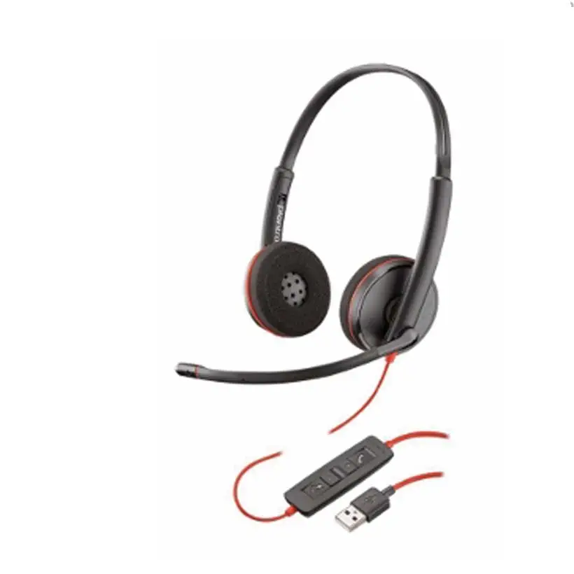 Poly Blackwire C3220 Wired Stereo Headset