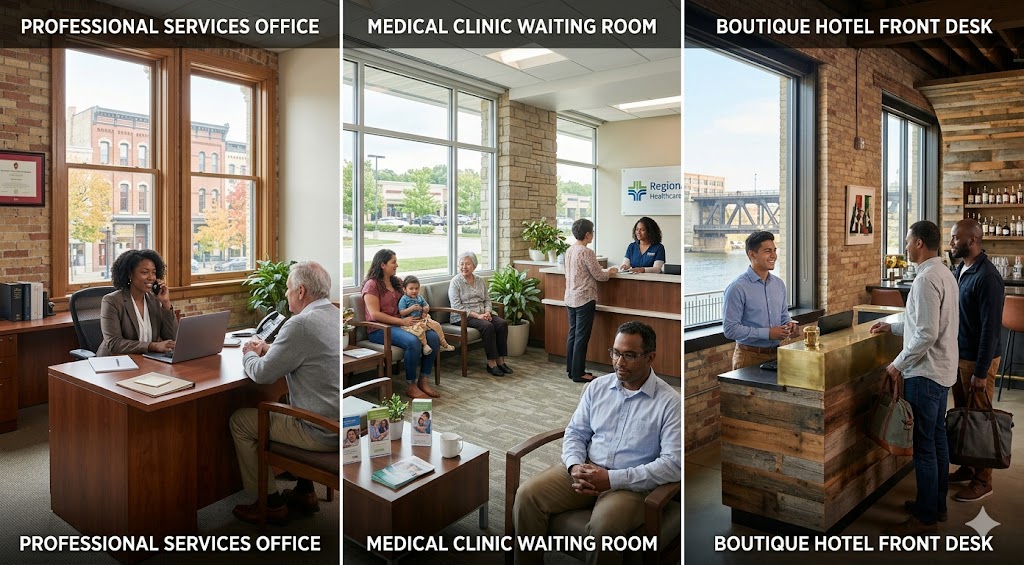 Three wisconsin business types where managed it pricing varies - professional services, healthcare, and hospitality
